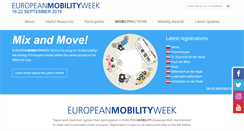 Desktop Screenshot of mobilityweek.eu